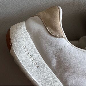 Cole Haan GrandPro Tennis Leather Sneakers | Size 6 | In Optic White | Leather